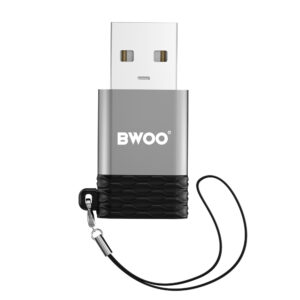 BWOO USB-C į USB adapteris pilkas OTG BZ-38 - Image 4