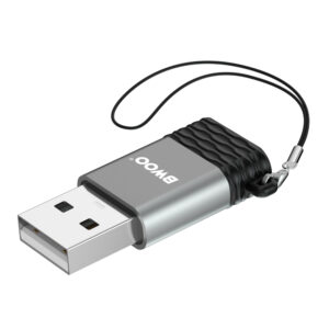 BWOO USB-C į USB adapteris pilkas OTG BZ-38 - Image 5