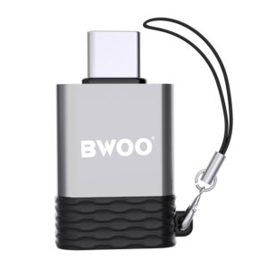 BWOO Adapteris USB - USB-C pilkas OTG BZ-35 - Image 4