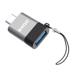 BWOO Adapteris USB - USB-C pilkas OTG BZ-35 - Image 7