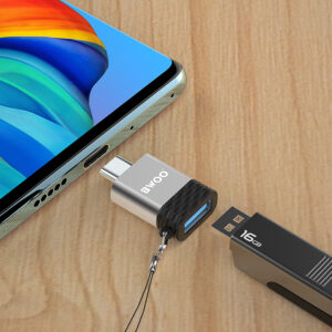 BWOO Adapteris USB - USB-C pilkas OTG BZ-35 - Image 8