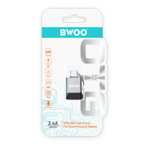 BWOO Adapteris USB - USB-C pilkas OTG BZ-35 - Image 9