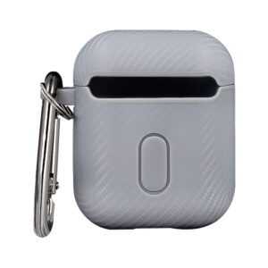 Anglies pluošto dėklas, skirtas Airpods / Airpods 2, pilkas - Image 2