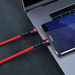 Baseus laidas Cafule PD 2.0 USB-C - USB-C 2,0m 3A raudonas 60W - Image 6