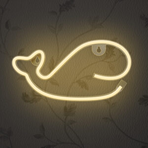 Neoninė LED lemputė BANGINIS šilta balta šikšnosparnis + USB FLNE09 Forever Light - Image 4