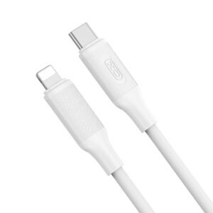 XO kabelis NB-Q265A PD USB-C - Lightning 1,0m 27W baltas - Image 2