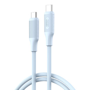 XO laidas NB-Q265B PD USB-C - USB-C 1,0m 60W mėlynas