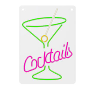 Neoninis PLEXI LED COCKTAILS rožinis žalias FPNE02X Forever Light