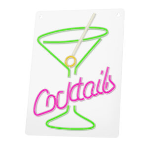 Neoninis PLEXI LED COCKTAILS rožinis žalias FPNE02X Forever Light - Image 2