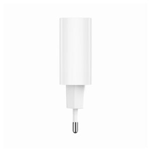 Forever TC-07-30AC PD QC įkroviklis 1x USB-C 1x USB 30W baltas + USB-C - USB-C laidas 60W - Image 3