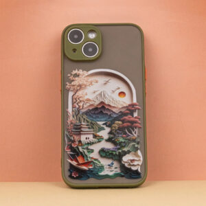 Itin madingas dėklas Apple iPhone 11 Travel green - Image 11