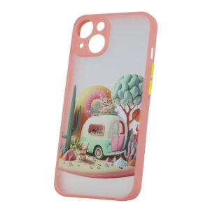 Itin madingas dėklas Apple iPhone 14 6,1" Travel pink - Image 2