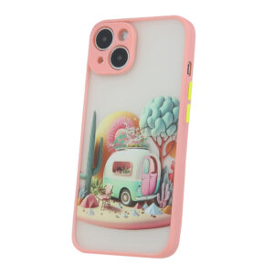 Itin madingas dėklas Apple iPhone 14 6,1" Travel pink - Image 3