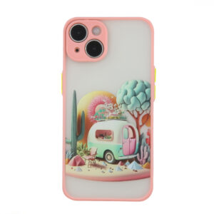 Itin madingas dėklas Apple iPhone 14 6,1" Travel pink - Image 4