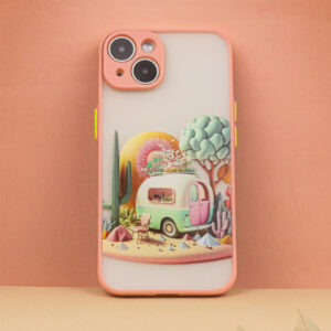 Itin madingas dėklas Apple iPhone 14 6,1" Travel pink - Image 7