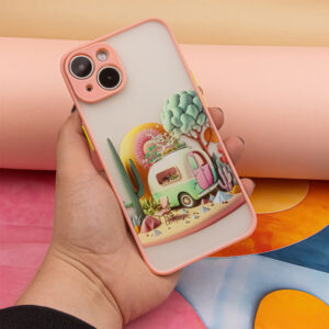 Itin madingas dėklas Apple iPhone 14 6,1" Travel pink - Image 8