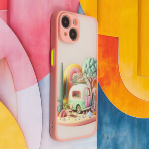 Itin madingas dėklas Apple iPhone 14 6,1" Travel pink - Image 9