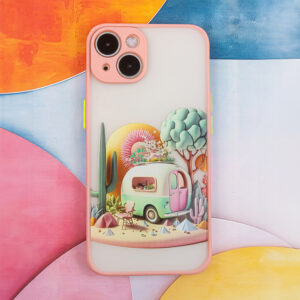 Itin madingas dėklas Apple iPhone 14 6,1" Travel pink - Image 10