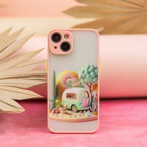 Itin madingas dėklas Apple iPhone 14 6,1" Travel pink - Image 11