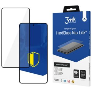 3MK HardGlass Max Lite tempered glass for Samsung Galaxy S25 Edge black