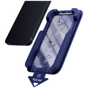 Privacy glass 3MK HardGlass Max Privacy with applicator skirtas Samsung Galaxy S24 Ultra juodos spalvos - Image 4