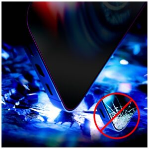 Privacy glass 3MK HardGlass Max Privacy with applicator skirtas Samsung Galaxy S24 Ultra juodos spalvos - Image 6