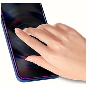 Privacy glass 3MK HardGlass Max Privacy with applicator skirtas Samsung Galaxy S24 Ultra juodos spalvos - Image 7