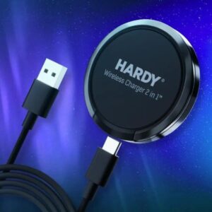 Accessories - 3mk Hardy Wireless Charger 2in1 15W Black - Image 2