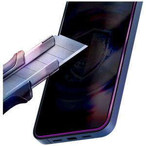 3MK HardGlass Max Privacy Apsauginis stiklas with Applicator skirtas Samsung Galaxy S24/S25 - Image 3