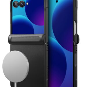 RINGKE ONYX FLAP MAGNETINIS MagSafe DĖKLAS Samsung Galaxy Z FLIP 8 JUODAS - Image 3