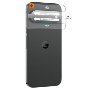 Spigen OPTIK PRO GLAS.TR EZ FIT KAMEROS APSAUGA 2-PACK GOOGLE PIXEL 11 PRO XL SKAIDRI - Image 3