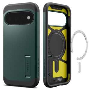 SPIGEN TOUGH ARMOR MAG MAGSAFE DĖKLAS GOOGLE PIXEL 11 ABYSS GREEN - Image 3