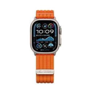 Tech-Protect NYLON SPORT APPLE WATCH 8 / 9 / 10 / 11 / SE / ULTRA (44 / 45 / 46 / 49 MM) ORANŽINIS - Image 3