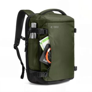 Tech-Protect DEFENDER S70 RYANAIR & WIZZAIR KELIONINĖ KUPRINĖ NEŠIOJAMAM KOMPIUTERIUI, 24L 40x30x20, KARINĖ ŽALIA - Image 3