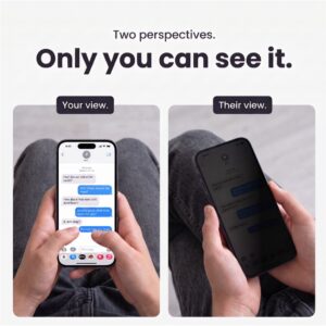 PRIVATUMĄ UŽTIKRINANTIS STIKLAS TECH-PROTECT GLASS SPY+ 2-PACK Apple iPhone 18 PRO PRIVACY - Image 3