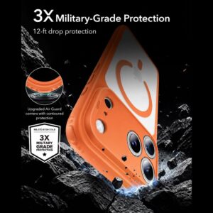 ESR Classic Hybrid MagSafe Apple iPhone 17 PRO / 18 PRO MATINIS ORANŽINIS - Image 3