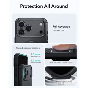 ESR CYBER TOUGH MagSafe Apple iPhone 17 PRO MAX / 18 PRO MAX JUODAS - Image 3