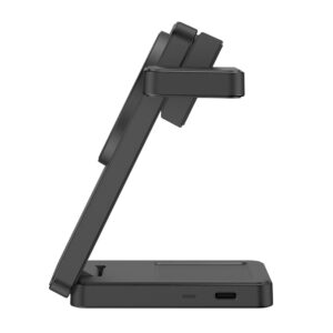 TECH-PROTECT A56 3IN1 MAGNETINIS MagSafe BELAIDIS ĮKROVIKLIS 25W QI2.2 JUODAS - Image 3