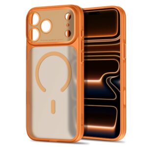 TECH-PROTECT MAGPRIME MAGSAFE CC Apple iPhone 17 PRO / 18 PRO MATINIS KOSMINĖS ORANŽINĖS SPALVOS DĖKLAS - Image 3