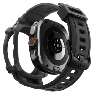 SPIGEN RUGGED ARMOR PRO SAMSUNG GALAXY WATCH ULTRA 2 2026 (47 MM) MATINĖ JUODA - Image 4