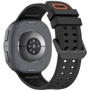 TECH-PROTECT SILICONE AIR SAMSUNG GALAXY WATCH 8 / 9 / CLASSIC (40 / 44 / 46 MM) JUODAS - Image 3