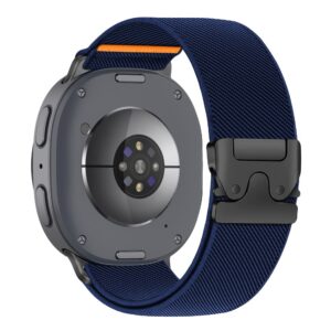 TECH-PROTECT NYLON CLASP SAMSUNG GALAXY WATCH 8 / 9 / CLASSIC (40 / 44 / 46 MM) TAMSIAI MĖLYNA - Image 3