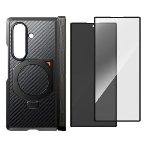 SUPCASE UB AERO MAGSAFE 2-SET GALAXY Z FOLD 8 ULTRA ARAMID JUODAS - Image 3