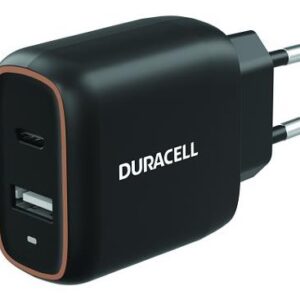 MOBILE CHARGER WALL 20W/BLACK DRACUSB19-EU DURACELL