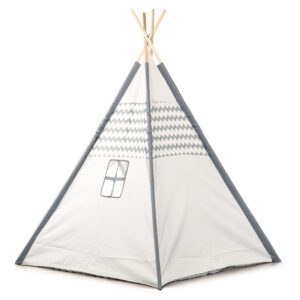 Tipi Wigwam žaidimų palapinė su vientisu pagrindu – vaikiškas namelis ECOTOYS - Image 4