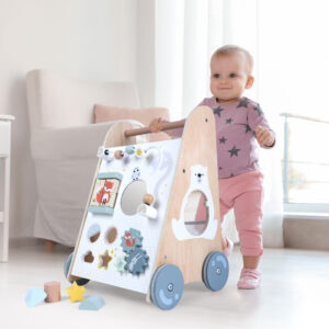 Medinis lavinamasis stumdukas su judančiais elementais, ECOTOYS - Image 4
