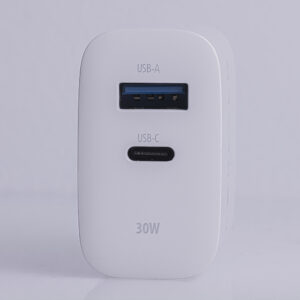 Forever TC-07-30AC PD QC įkroviklis 1x USB-C 1x USB 30W baltas + USB-C - USB-C laidas 60W - Image 13