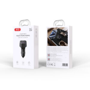 XO FM siųstuvas BCC17 Bluetooth MP3 automobilinis įkroviklis 30W juodas - Image 4