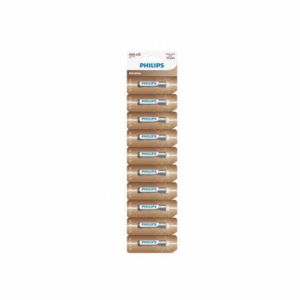 Baterija PHILIPS AAA LR03 10 vnt. lizdinė pakuotė Entry Alkaline
