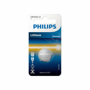 Baterija PHILIPS CR2025 ličio 1 vnt. lizdinėje pakuotėje